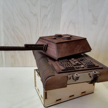 Intra απο ξύλο plywood 3mm-4mm πάχος - Αρχείο PDF Army Tank Piggy Bank Δίασταση 30x30 cm Intraeaxys-51rrejr1 - Image 5