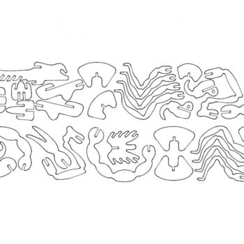 Intra απο ξύλο plywood 3mm-4mm πάχος - Scorpion Puzzle Δίασταση 30x30 cm Intraeaxys-eoxdm47z - Image 1