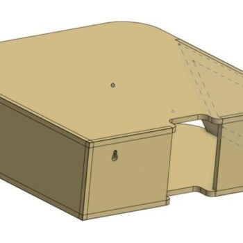 Intra απο ξύλο plywood 3mm-4mm πάχος - Ράφι τοίχου πικάπ Δίασταση 30x30 cm Intraeaxys-e1g5kq8o - Image 1