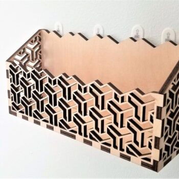 Intra απο ξύλο plywood 3mm-4mm πάχος - Wall Mail Organizer Δίασταση 30x30 cm Intraeaxys-r1z0vnmo - Image 1