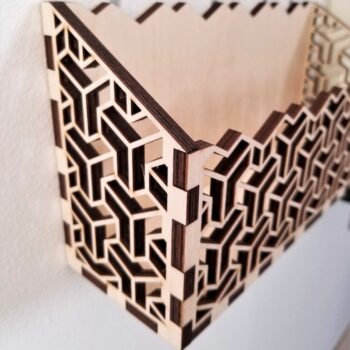 Intra απο ξύλο plywood 3mm-4mm πάχος - Wall Mail Organizer Δίασταση 30x30 cm Intraeaxys-r1z0vnmo - Image 3