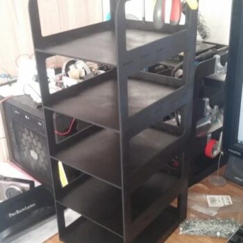 Intra απο ξύλο plywood 3mm-4mm πάχος - Προσαρμόσιμα ράφια γραφείου Maker OpenSCAD Script Δίασταση 30x30 cm Intraeaxys-r7vd5lz7 - Image 4