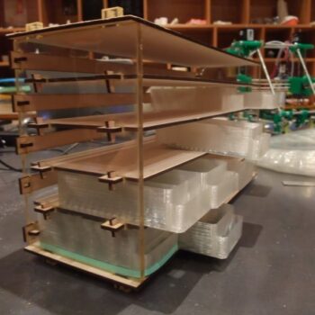 Intra απο ξύλο plywood 3mm-4mm πάχος - Ράφια για μικρά δοχεία Δίασταση 30x30 cm Intraeaxys-zo98mlx1 - Image 4