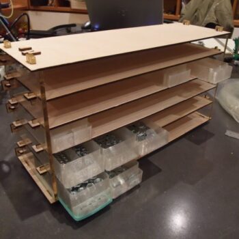 Intra απο ξύλο plywood 3mm-4mm πάχος - Ράφια για μικρά δοχεία Δίασταση 30x30 cm Intraeaxys-zo98mlx1 - Image 9