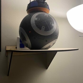 Intra απο ξύλο plywood 3mm-4mm πάχος - Ράφι Star Wars Droid Δίασταση 30x30 cm Intraeaxys-joerew67 - Image 1