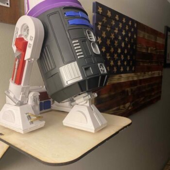 Intra απο ξύλο plywood 3mm-4mm πάχος - Ράφι Star Wars Droid Δίασταση 30x30 cm Intraeaxys-joerew67 - Image 3