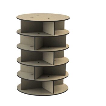 Intra απο ξύλο plywood 3mm-4mm πάχος - Κυκλική Σχάρα Παπουτσιών Στρογγυλό Σχήμα Ντουλάπα παπουτσιών 6mm Δίασταση 30x30 cm Intraeaxys-e1gk22mo - Image 3