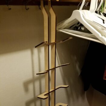 Intra απο ξύλο plywood 3mm-4mm πάχος - Σχάρα παπουτσιών Κρεμάστρα παπουτσιών Δίασταση 30x30 cm Intraeaxys-p7ymwqp7 - Image 3