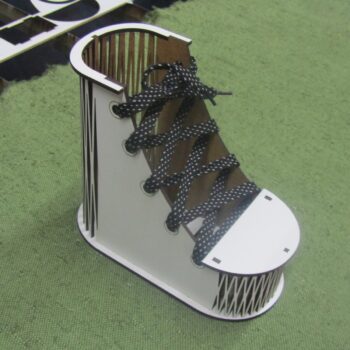 Intra απο ξύλο plywood 3mm-4mm πάχος - Υποδοχή στυλό παπουτσιών Δίασταση 30x30 cm Intraeaxys-eoxlm04o - Image 1