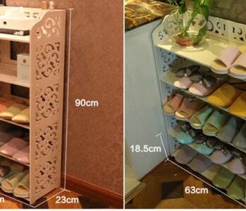 Intra απο ξύλο plywood 3mm-4mm πάχος - Αποθήκευση οργάνωσης ραφιών ραφιών παπουτσιών Δίασταση 30x30 cm Intraeaxys-r1z294m1 - Image 1