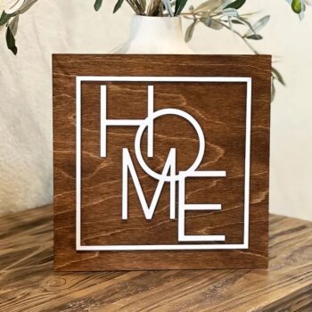 Intra απο ξύλο plywood 3mm-4mm πάχος - Σημάδι μοντέρνου σπιτιού Δίασταση 30x30 cm Intraeaxys-e1gw5l8o - Image 1