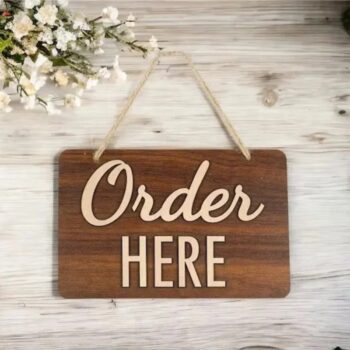 Intra απο ξύλο plywood 3mm-4mm πάχος - Παραγγελία εδώ Υπογράψτε Δίασταση 30x30 cm Intraeaxys-eoxx3wxo - Image 1