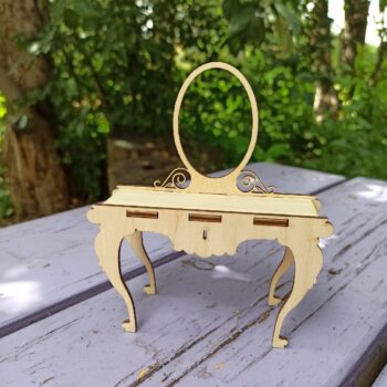 Intra απο ξύλο plywood 3mm-4mm πάχος - Έπιπλα Ξύλινου Κουκλόσπιτου Δίασταση 30x30 cm Intraeaxys-eoxlyvvo - Image 6