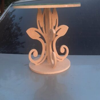 Intra απο ξύλο plywood 3mm-4mm πάχος - Βοηθητικό τραπέζι Δίασταση 30x30 cm Intraeaxys-ro6y0z27 - Image 1