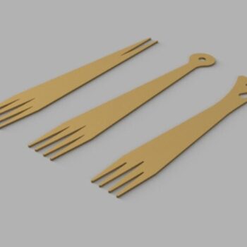 Intra απο ξύλο plywood 3mm-4mm πάχος - Πιρούνια Δίασταση 30x30 cm Intraeaxys-075ygnko - Image 1