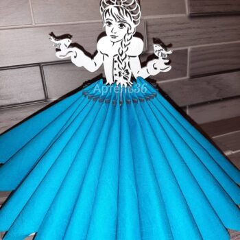 Intra απο ξύλο plywood 3mm-4mm πάχος - Διακοσμητική Ξύλινη θήκη για χαρτοπετσέτα Snow Maiden Δίασταση 30x30 cm Intraeaxys-m1d64dl7 - Image 1