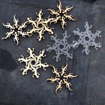 Intra απο ξύλο plywood 3mm-4mm πάχος - Lizard Flakes Δίασταση 30x30 cm Intraeaxys-p7yr9k2o - Image 1