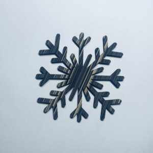 Intra απο ξύλο plywood 3mm-4mm πάχος - Ημιτελής χειροτεχνία με κομμένα νιφάδες χιονιού από ξύλο Δίασταση 30x30 cm Intraeaxys-078yzwqo