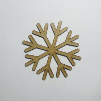 Intra απο ξύλο plywood 3mm-4mm πάχος - Χειροτεχνία με αποκοπή νιφάδας χιονιού Ημιτελές Ξύλο σε σχήμα χειροτεχνίας Δίασταση 30x30 cm Intraeaxys-m1d6kee7 - Image 1