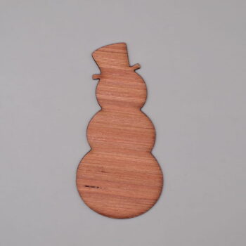 Intra απο ξύλο plywood 3mm-4mm πάχος - Ημιτελής κοπή ξύλου χιονάνθρωπου Δίασταση 30x30 cm Intraeaxys-eo4qre87 - Image 1