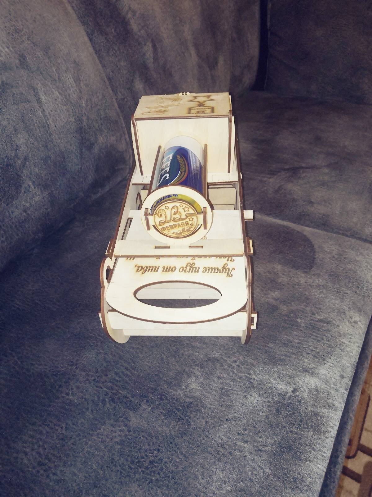 Intra απο ξύλο plywood 3mm-4mm πάχος - Μεταφορέας δοχείων αναψυκτικού Tank Δίασταση 30x30 cm Intraeaxys-eo0q0eg1