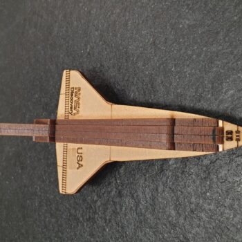 Intra απο ξύλο plywood 3mm-4mm πάχος - Τρισδιάστατο μοντέλο Orbiter Space Shuttle Discovery Δίασταση 30x30 cm Intraeaxys-d1lvgyxo - Image 3