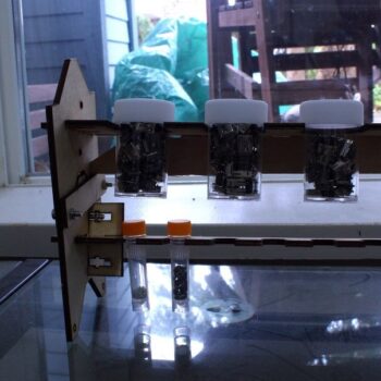 Intra απο ξύλο plywood 3mm-4mm πάχος - Αποθήκευση εξαρτημάτων Spice Rack Δίασταση 30x30 cm Intraeaxys-67wljnm1 - Image 3