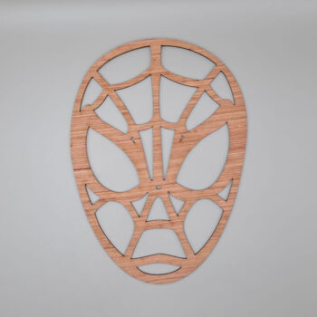 Intra απο ξύλο plywood 3mm-4mm πάχος - Μάσκα Spider Man Decor Halloween Δίασταση 30x30 cm Intraeaxys-r7vmlql7 - Image 1