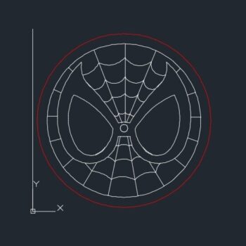 Intra απο ξύλο plywood 3mm-4mm πάχος - Σουβέρ με λογότυπο Spider Man Δίασταση 30x30 cm Intraeaxys-eo4q3e87 - Image 3