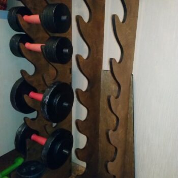 Intra απο ξύλο plywood 3mm-4mm πάχος - Σχάρες αλτήρων Βάση αποθήκευσης αλτήρων Δίασταση 30x30 cm Intraeaxys-ro6y34n7 - Image 3