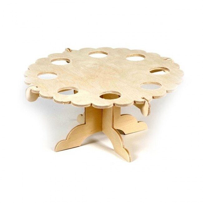 Intra απο ξύλο plywood 3mm-4mm πάχος - Πασχαλινά Διακοσμητικά Ξύλινο Αυγοστάσιο Δίασταση 30x30 cm Intraeaxys-ro6y2gq7