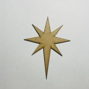 Intra απο ξύλο plywood 3mm-4mm πάχος - Ξύλο Bethlehem Star Craft σχήμα κοπής Δίασταση 30x30 cm Intraeaxys-eoxlkwjo - Image 1
