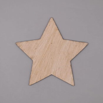 Intra απο ξύλο plywood 3mm-4mm πάχος - Ημιτελές Ξύλινο Σχήμα Κοπής Αστεριού για Χειροτεχνίες Δίασταση 30x30 cm Intraeaxys-6o3y2vr7 - Image 3