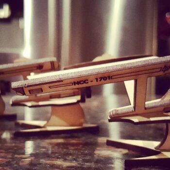 Intra απο ξύλο plywood 3mm-4mm πάχος - Star Trek Enterprise Δίασταση 30x30 cm Intraeaxys-51r8qyv7 - Image 3