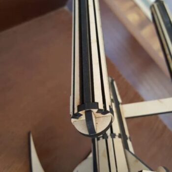 Intra απο ξύλο plywood 3mm-4mm πάχος - USS Enterprise Δίασταση 30x30 cm Intraeaxys-r1z244p1 - Image 5