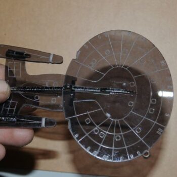 Intra απο ξύλο plywood 3mm-4mm πάχος - Star Trek USS Enterprise Δίασταση 30x30 cm Intraeaxys-qommlvpo - Image 3