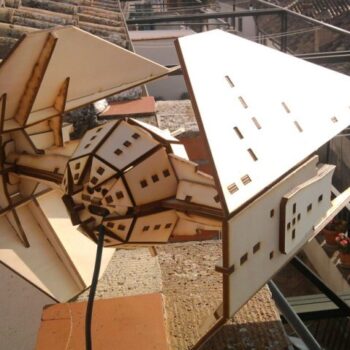 Intra απο ξύλο plywood 3mm-4mm πάχος - Tie Interceptor Δίασταση 30x30 cm Intraeaxys-qommlx8o - Image 3