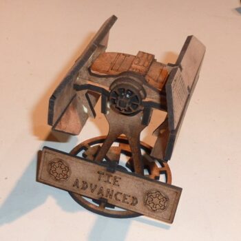 Intra απο ξύλο plywood 3mm-4mm πάχος - TIE Advanced 3D Model Δίασταση 30x30 cm Intraeaxys-p7yr9lpo - Image 1