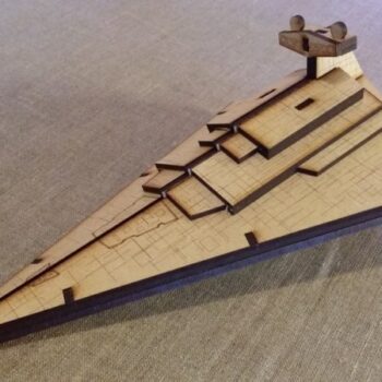 Intra απο ξύλο plywood 3mm-4mm πάχος - Star Wars Star Destroyer Δίασταση 30x30 cm Intraeaxys-91jkp8go - Image 1