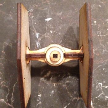 Intra απο ξύλο plywood 3mm-4mm πάχος - Mini TIE Fighter Δίασταση 30x30 cm Intraeaxys-joerex67 - Image 1