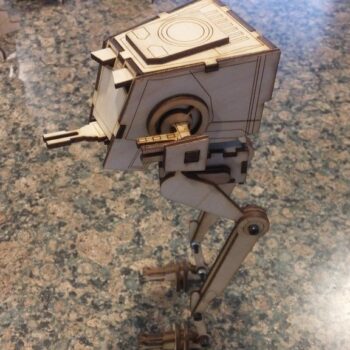 Intra απο ξύλο plywood 3mm-4mm πάχος - AT-ST Raider Δίασταση 30x30 cm Intraeaxys-joerek67 - Image 1