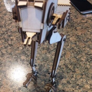 Intra απο ξύλο plywood 3mm-4mm πάχος - AT-ST Raider Δίασταση 30x30 cm Intraeaxys-joerek67 - Image 3