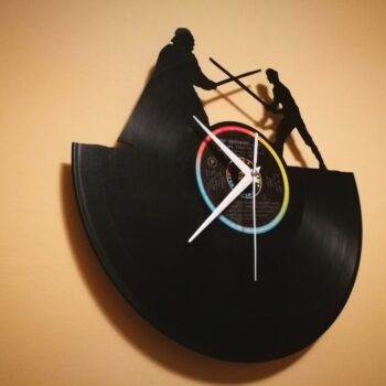 Intra απο ξύλο plywood 3mm-4mm πάχος - Orologio Vinile Clock Star Wars Δίασταση 30x30 cm Intraeaxys-p7ymwr7q - Image 1