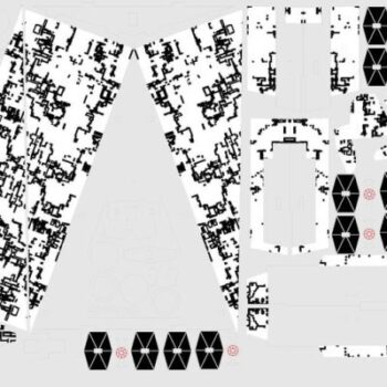 Intra απο ξύλο plywood 3mm-4mm πάχος - Star Destroyer με υφή Δίασταση 30x30 cm Intraeaxys-67wzl037 - Image 7