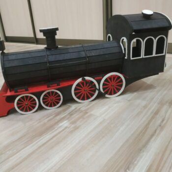 Intra απο ξύλο plywood 3mm-4mm πάχος - Ξύλινη Ατμομηχανή Τραίνο 3mm Δίασταση 30x30 cm Intraeaxys-67wld531 - Image 3