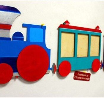 Intra απο ξύλο plywood 3mm-4mm πάχος - Πρότυπο τρένου Δίασταση 30x30 cm Intraeaxys-eo4q85d7 - Image 1