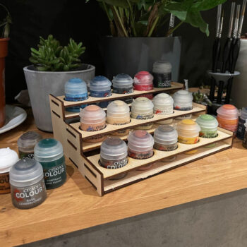 Intra απο ξύλο plywood 3mm-4mm πάχος - Citadel Paint Rack Δίασταση 30x30 cm Intraeaxys-078ygkmo - Image 3