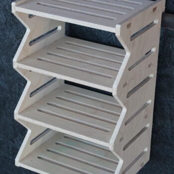 Intra απο ξύλο plywood 3mm-4mm πάχος - Διακοσμητικό ράφι τοίχου αποθήκευσης Δίασταση 30x30 cm Intraeaxys-e1gkrlyo - Image 1