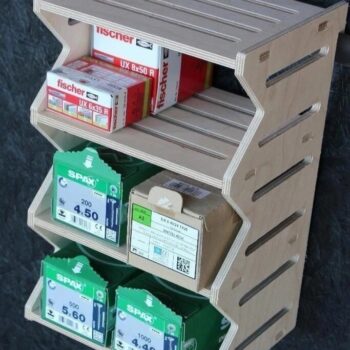 Intra απο ξύλο plywood 3mm-4mm πάχος - Διακοσμητικό ράφι τοίχου αποθήκευσης Δίασταση 30x30 cm Intraeaxys-e1gkrlyo - Image 3