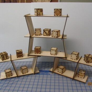 Intra απο ξύλο plywood 3mm-4mm πάχος - Αρθρωτά ράφια Δίασταση 30x30 cm Intraeaxys-lopq45k7 - Image 3